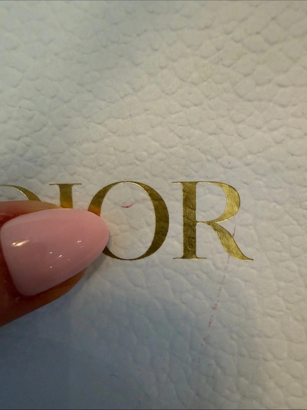 Dior Box & Ribbon and Pouch and tissue